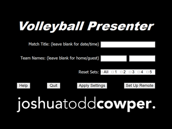 Image 1 for Volleyball Presenter