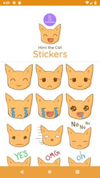 Image 0 for Himi the Cat Stickers for…