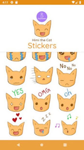 Image 1 for Himi the Cat Stickers for…