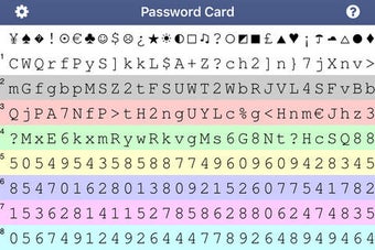 Image 0 for PasswordCard