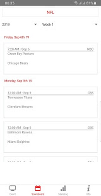 Image 0 for NFL Live Streaming -  NFL…