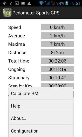 Imagen 3 para Pedometer GPS Sport