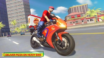 Imagen 1 para Hot Pizza Delivery Bike B…