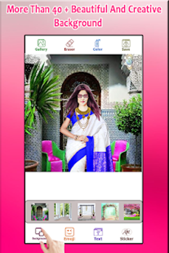 Image 3 for Women Saree Photo Editor