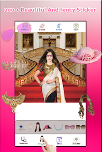 Image 1 for Women Saree Photo Editor