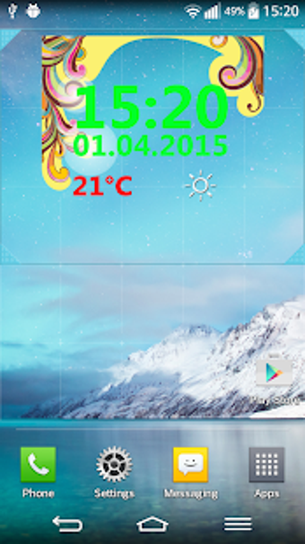Imagen 3 para Weather Clock And Date Wi…