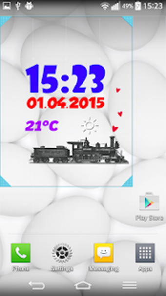 Imagen 1 para Weather Clock And Date Wi…