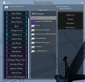 Image 0 for Generic Admin Menu for MO…