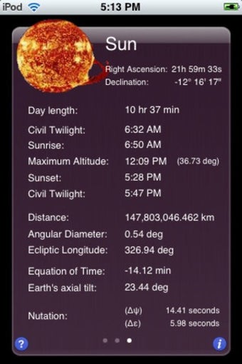 Image 0 for iEphemeris Pro