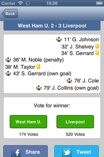 Imagen 1 para Live Scores for Liverpool