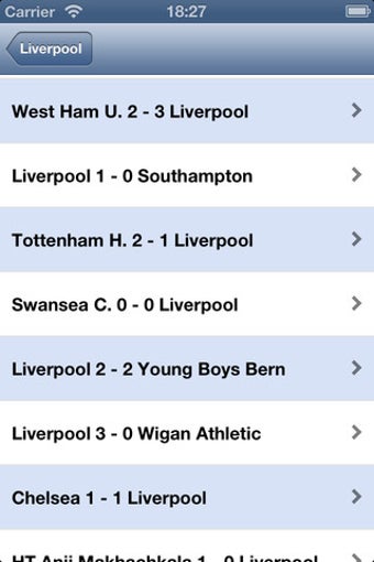 Imagen 2 para Live Scores for Liverpool