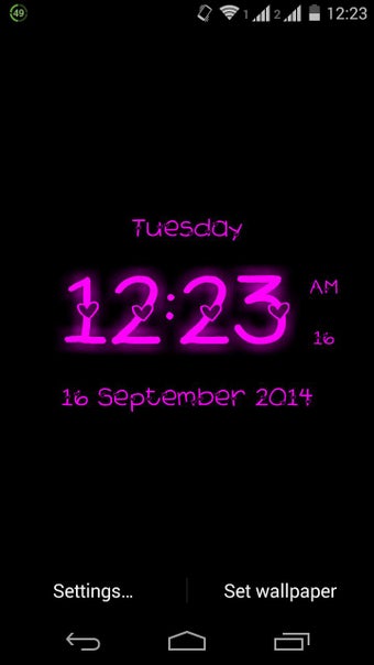 Imagen 2 para Super Digital Clock LiveW…