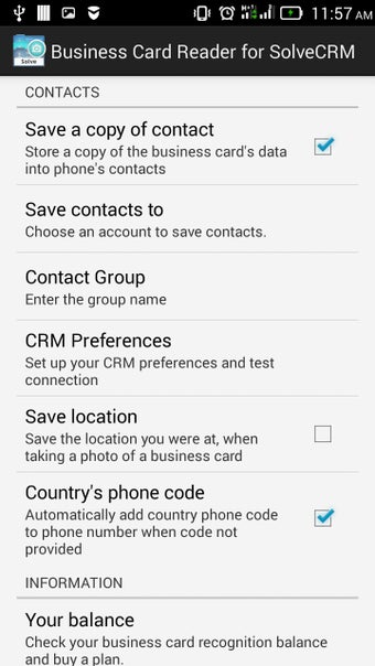 Imagen 0 para Business Card Reader for …