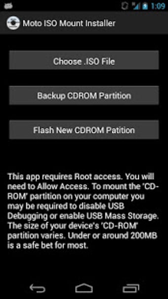 Image 0 for Moto .ISO Mount Installer