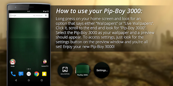 Imagen 0 para Pip-Boy 3000 Live Wallpap…