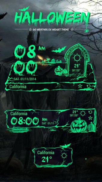 Image 1 for Halloween Theme GO Weathe…