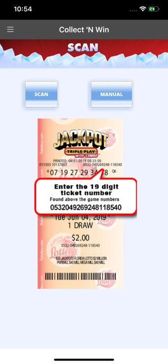 Image 0 for FL Lottery Collect N Win