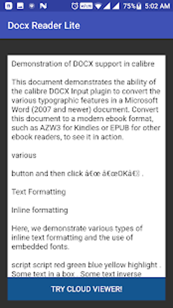 Image 1 for Docx Reader