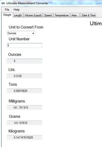Image 3 for Ultimate Measurement Conv…