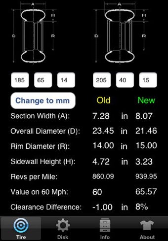 Image 0 for Tire And Disk Assistant