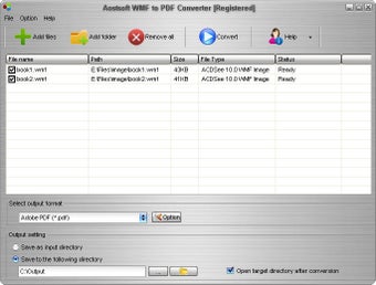 Image 0 for Aostsoft WMF to PDF Conve…