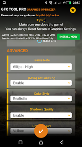 Imagen 0 para GFX Tool Pro for PU Battl…