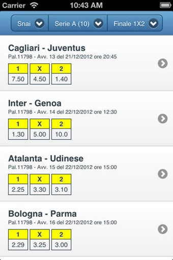 Image 0 for Calcio Scommesse