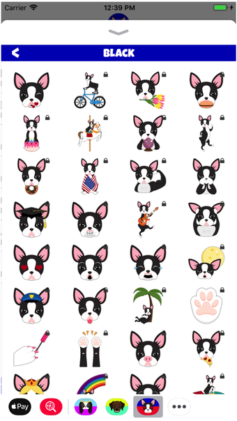 Image 0 for Boston Terrier Lover Emoj…