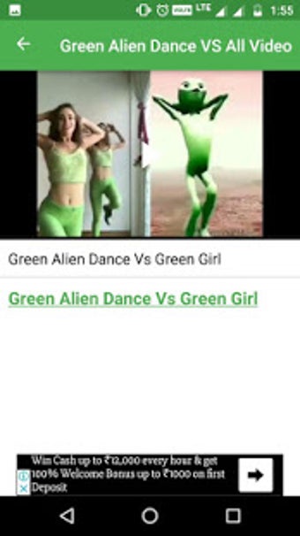 Image 0 for Green Alien Dance VS All …
