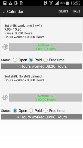 Imagen 0 para Worktimes - employee