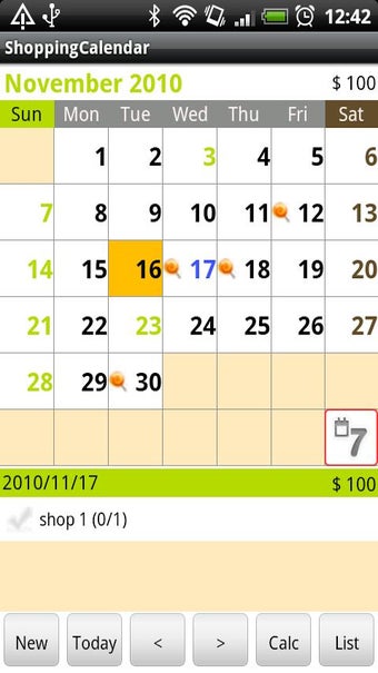 Imagen 0 para ShoppingCalendar Free