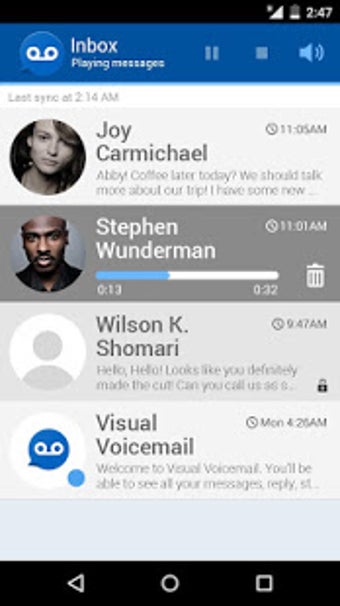 Image 1 for My Visual Voicemail