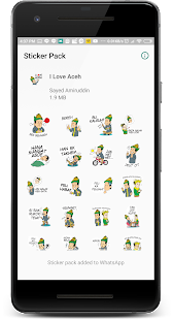 Imagen 0 para I love Aceh Stickers for …