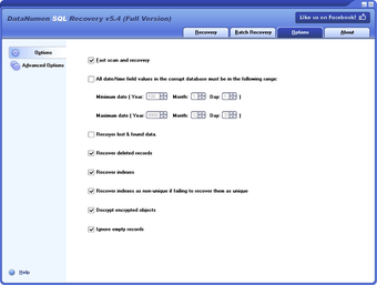 Image 0 for DataNumen SQL Recovery