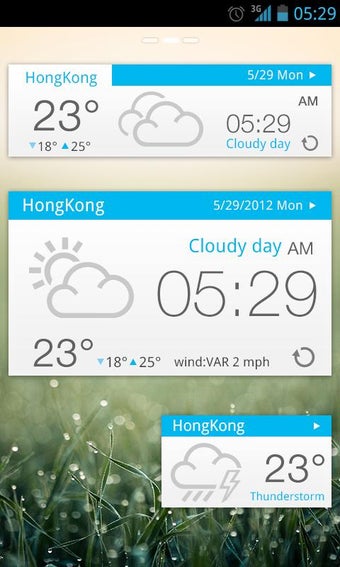 Image 1 for Concise white GOWeatherEX