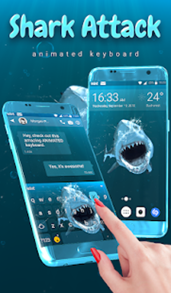 Image 3 for Shark Attack Animated Key…
