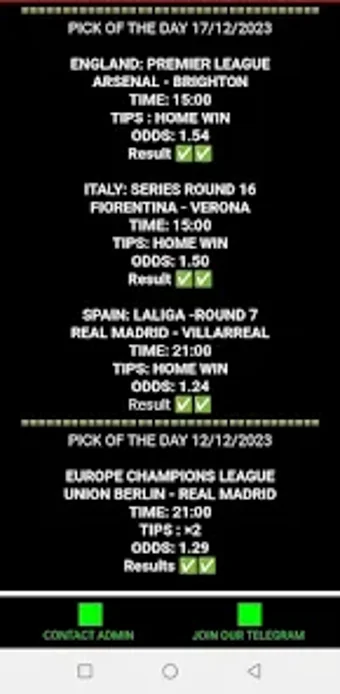 Imagen 0 para Correct Scores Source