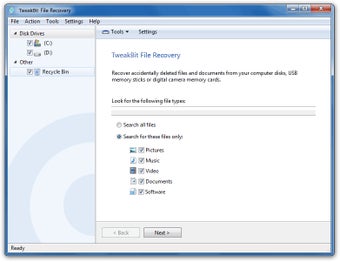 Image 3 for TweakBit File Recovery