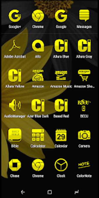Imagen 2 para Tap Yellow Icon Pack
