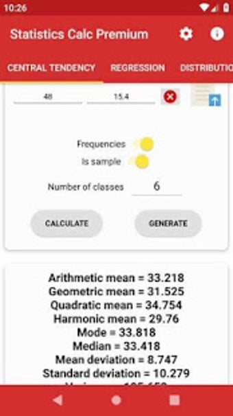 Image 0 for Statistics Calculator Pre…