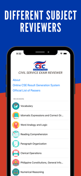 Image 0 for Civil Service Exam Review…