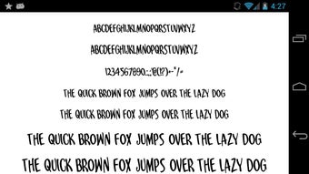 Image 0 for Fonts for FlipFont 50 #25