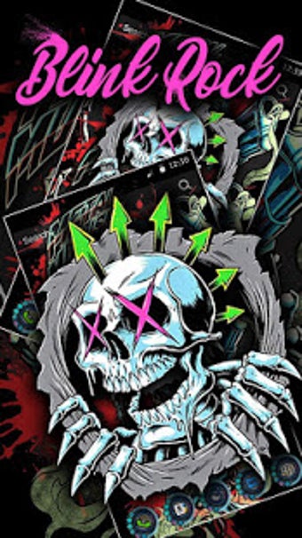 Image 1 for Punk Rock Skull Themes Li…