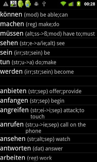 Imagen 1 para German Verbs
