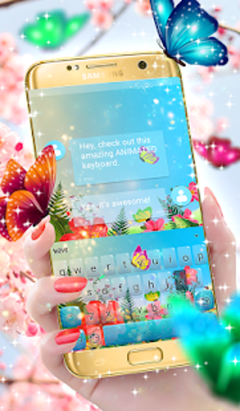 Imagen 3 para Butterflies Animated Keyb…