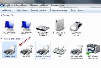 Image 1 for CutePDF Writer