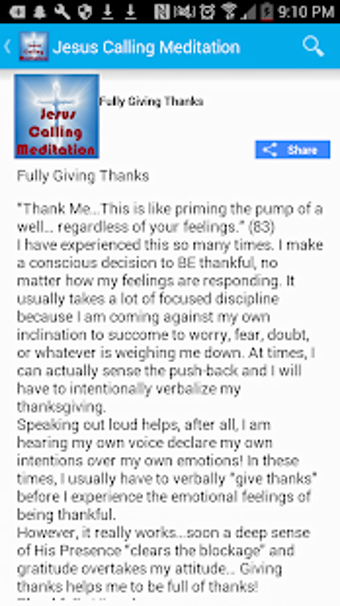 Image 1 for Jesus Calling Meditation