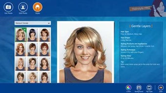 Imagen 1 para Hairstyle PRO for Windows…