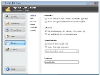 Image 0 for Argente - Disk Cleaner