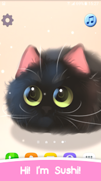 Image 2 for Fluffy Sushi Live Wallpap…
